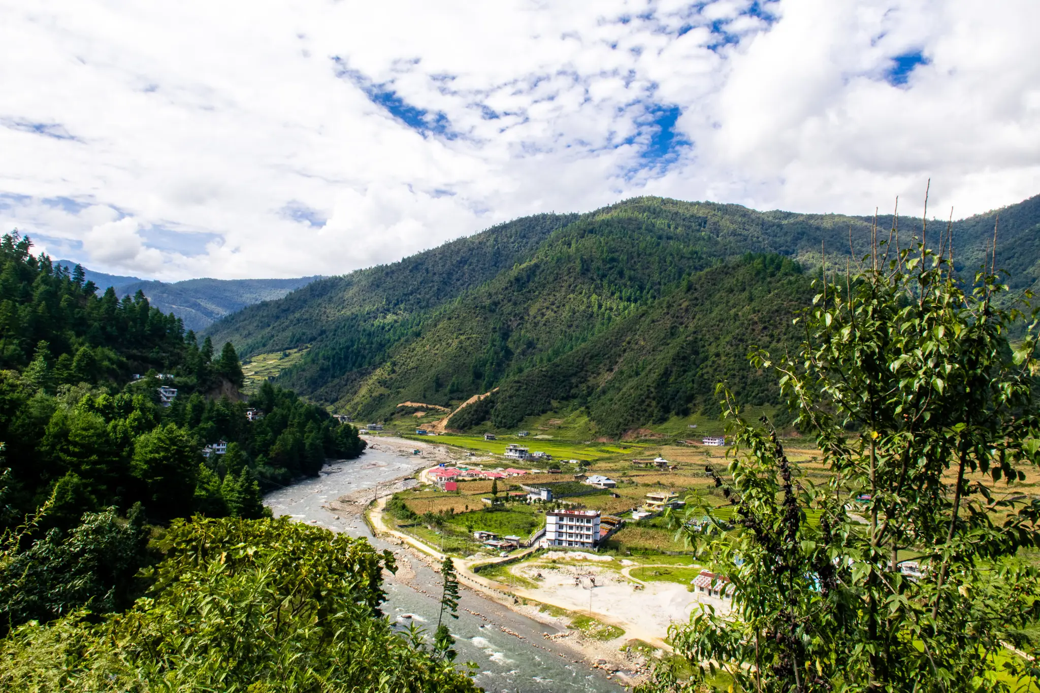 Breathtaking riverside valley view at Rivero Resort